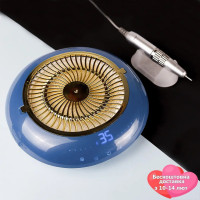 Фрезер для манікюру з витяжкою 2в1 35000 об. 60W JMD-803 PRO Синій