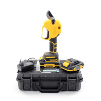 Акумуляторний секатор Instrumentop DCMPP560P1 (24V, 5AH, 30 мм) з індикатором заряду, підсвічуванням та можливістю точних різів