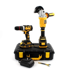 Набір безщіткового інструменту Instrumentop 36V: ударний шуруповерт DCD796 та болгарка DCG417N Набір безщіткового інструменту Instrumentop 36V: ударний шуруповерт DCD796 та болгарка DCG417N