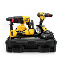 Набір 3в1 Instrumentop 36V Перфоратор DCH133NT, Шуруповерт DCD996 та Болгарка DCG409