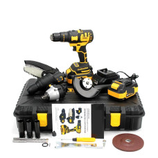 Потужний Шуруповерт Instrumentop DCD709M з 5 в 1 комплектом та АКБ: надійний і ефективний інструмент для будь-яких завдань