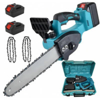  Акумуляторна Ланцюгова Пила  21V 4 Ah автом мастило ланцюга шина 30cm Електропила в кейсі
