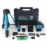 Instrumentop AT LL1202H, MM3000 4D лазерний рівень, 16 зелених ліній для професійного монтажу