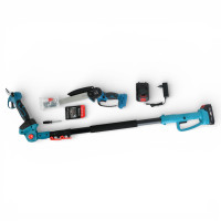 Набір садового інструменту Instrumentop Python 3в1 24V  Секатор, Пила, Штанга для догляду за садом без зусиль