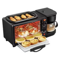 Електропіч з кавоваркою і сковородою MA698 — мультикухня 3 в 1