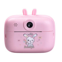 Камера для дітей з миттєвим друком Print Camera MA458pink, рожева