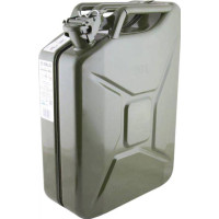 Каністра металева 20 л зелена для безпечного зберігання рідин