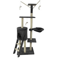 Котячий ігровий комплекс з домиком та кігтеточкою MT05-1