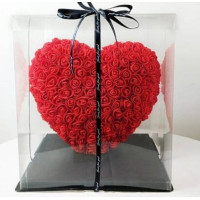 Сувенірний подарунок Серце з троянд KR-20