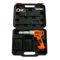 Акумуляторний електрозаклепник BY8506 з кейсом і акумулятором  інструмент для монтажу заклепок