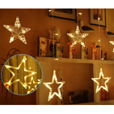 Магічна гірлянда "Зорі" з LED зірками: ідеальна прикраса для зимових свят