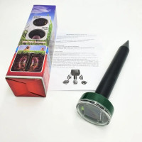 EcoSonic Solar — автономний садовий відлякувач кротів і мишей на сонячній батареї