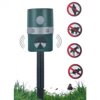 Ультразвуковий відлякувач тварин із сонячною батареєю та датчиком руху