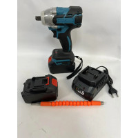 Гайковерт PowerForce Max 48V Blue - Акумуляторний, із 2 батареями, кейсом  та повним набором насадок