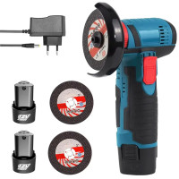 Акумуляторна кутова шліфмашина Instrumentop 125N — бездротова болгарка 125 мм із 2 батареями 18V/2.0Ah та зарядним пристроєм у комплекті