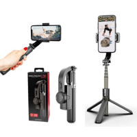 Монопод-трипод L08 Mini 3 в 1  компактна селфі-палка зі штативом і Bluetooth-пультом, телескопічний тримач для смартфона до 72 см
