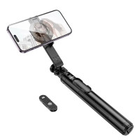 Монопод-трипод Hoco K25 3 в 1  телескопічна селфі-палка зі штативом та Bluetooth-пультом, універсальний тримач для смартфонів та камер, висота до 1.5 м
