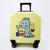 Дитячий чемодан на колесах F-2, легкий пластиковий валізка з телескопічною ручкою