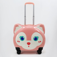 Дитячий чемодан H-1  легка дорожня валіза на колесах з телескопічною ручкою, пластик