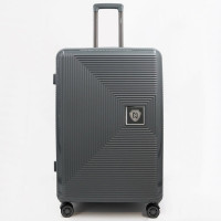 Набір міцних чемоданів Тройка PP202-3 з поліпропілену з розширенням  та 4 колесами дорожні валізи трьох розмірів для комфортних подорожей