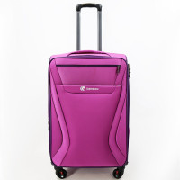 Набір валіз Тройка Golden Horse 9021-3 Voyager Expand  міцні тканинні чемодани з розширенням, 4 колесами та кодовим замком для надійних подорожей