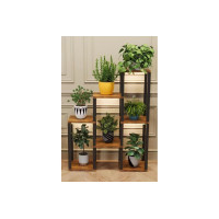 Багаторівнева стійка для квітів та рослин FloraGlow CVT-8 LED  сучасна полиця з підсвіткою для дому та саду