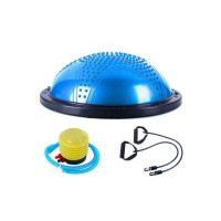 Фітбол-полусфера PF-01  півсфера для фітнесу та реабілітації, баланс-тренажер для тренування м’язів кора, рівноваги та координації