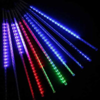 Світлодіодна новорічна гірлянда XMAS  Сосульки-Палички STICKS M MULTI, 50 см, мультиколір - тепле біле світло, декоративне LED оформлення фасадів та інтер’єрів