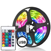 Світлодіодна стрічка від powerbank з пультом — мобільне освітлення для будь-якого простору!