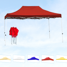 Розсувний намет синього кольору 3×4,5 м з білим каркасом: ідеальний вибір для затишного відпочинку!