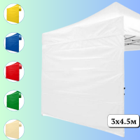 Бічні стінки білі для намету 10.5м,  3×4,5м 