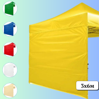 Бічні стінки жовті для намету 12м, 3×6м 