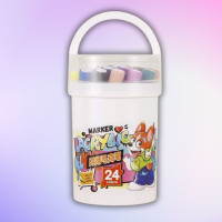 Набір акрилових маркерів – 24 яскраві кольори для вашої творчості!